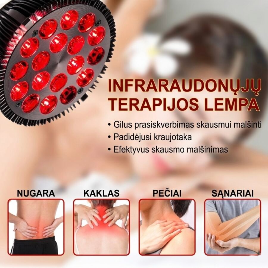 Alternative view of LuminoMax™ TherapyBulb 54W — Raudonos ir infraraudonosios šviesos terapijos lempa su laikikliu